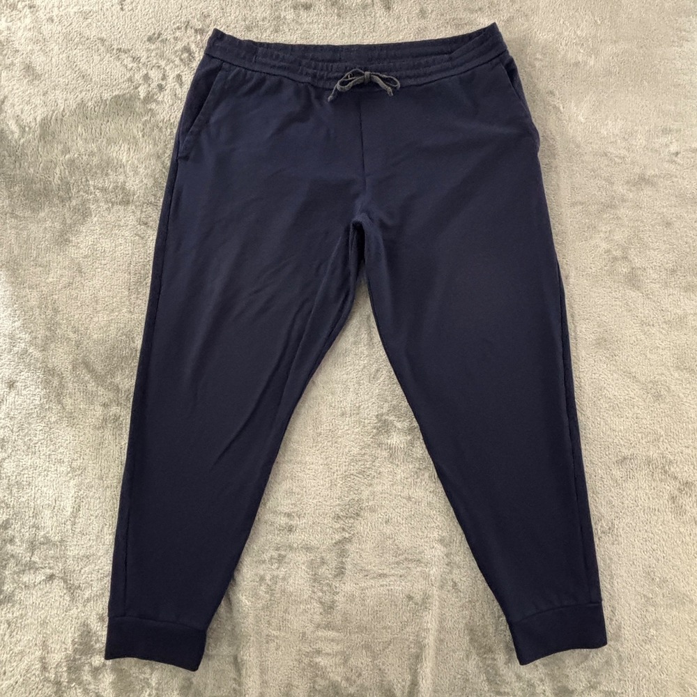 Bonobos Homestretch Jogger Mens XXL Navy Blue Sweatpant Elastic Waist Drawstring